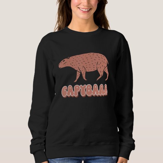 Capybara Capybaras  Animal Rodent スウェットシャツ (正面)