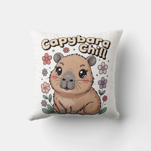 Capybara Chill クッション (裏面)