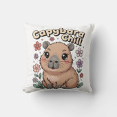 Capybara Chill クッション (正面)