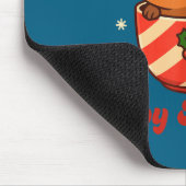 Capybara Christmas Shirt, Funny Capy Holidays  マウスパッド (コーナー)