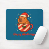 Capybara Christmas Shirt, Funny Capy Holidays  マウスパッド (マウス)