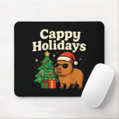 Capybara Christmas Shirt, Funny Capy Holidays  マウスパッド (マウス)