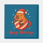 Capybara Christmas Shirt, Funny Capy Holidays  マグネット (正面)
