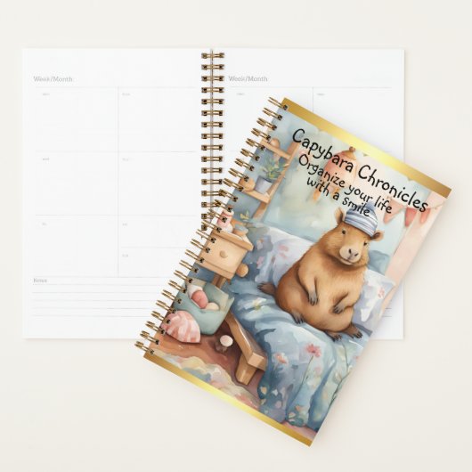 Capybara Chronicles: Organize Your Life with a Smi プランナー手帳 (ディスプレー)