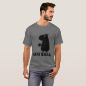 Capybara Coffee Cafe Bara Funny Capy Cute Capybara Tシャツ (正面フル)