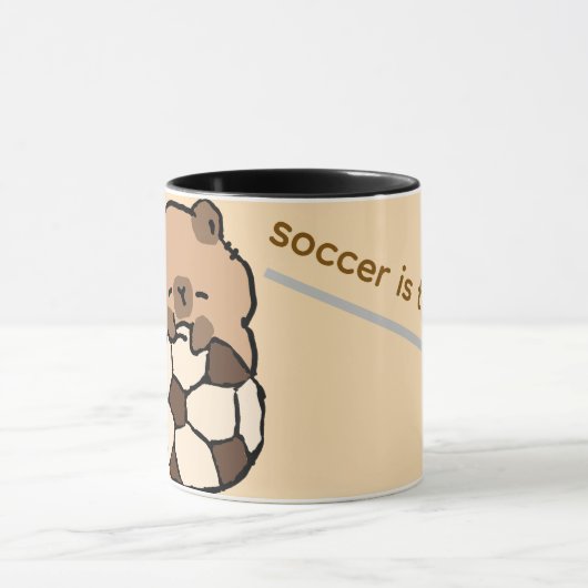 capybara cute mug マグカップ (中央)