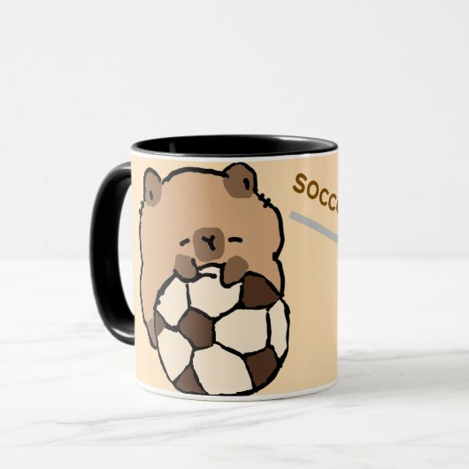 capybara cute mug マグカップ (正面左)