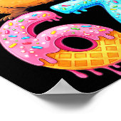 Capybara Dabbing 67 Ice Cream Drip 67 Birthday Boy ポスター (角)