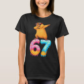 Capybara Dabbing 67 Ice Cream Drip 67 Birthday Boy Tシャツ (正面)