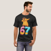 Capybara Dabbing 67 Ice Cream Drip 67 Birthday Boy Tシャツ (正面フル)