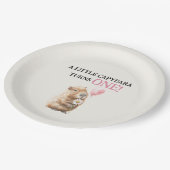 Capybara First Birthday  ペーパープレート (アングル)