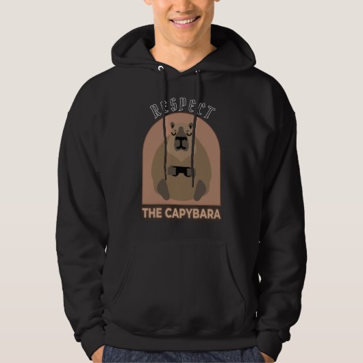Capybara For Men Women Kids Cavy Rodent Capybara パーカ (正面)