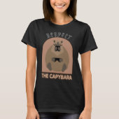 Capybara For Men Women Kids Cavy Rodent Capybara Tシャツ (正面)