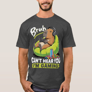 Capybara Gamer Gaming funny Tシャツ