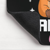 Capybara Gamer Girl Gaming  マウスパッド (コーナー)