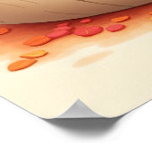 Capybara Hot Tub Relaxation Sticker Capybara Lover ポスター (角)