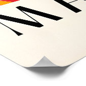 Capybara in Bathtub Art Print Pink Tropical ポスター (角)