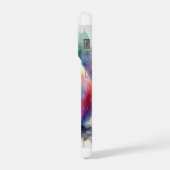 Capybara in Nature 130924AREF101 - Watercolor iPhoneケース (左側面)