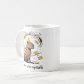 Capybara Inner Peace Mug - Funny Office Coffee Cup コーヒーマグカップ (正面左)