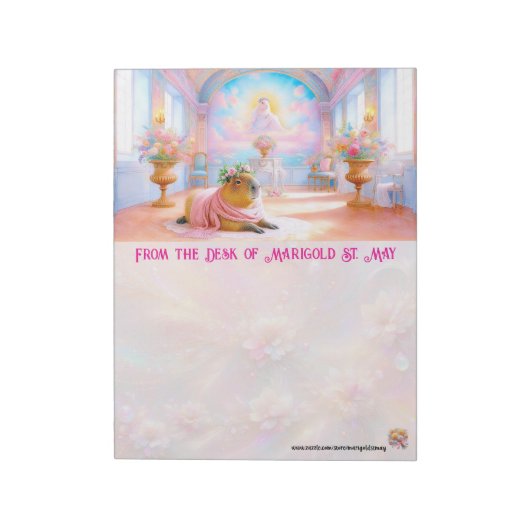 Capybara Jesus Notepad ノートパッド (回転)