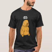 Capybara Kyrgyzstan Hat Tシャツ (正面)