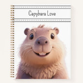 Capybara Love ノートブック (正面)
