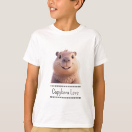 Capybara Love Tシャツ