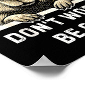 Capybara Lover Don't Worry Be Capy Gift For Men Wo ポスター (角)