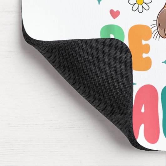 Capybara Lover Motivation Sitive Don't That Worry  マウスパッド (コーナー)