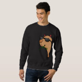 Capybara Lover Women Capybara Gift Men Capybara スウェットシャツ (正面フル)