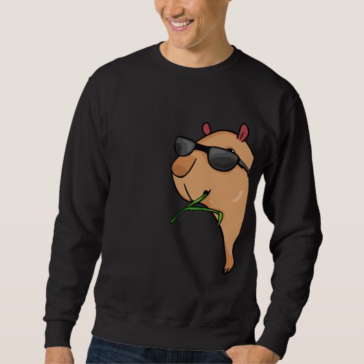 Capybara Lover Women Capybara Gift Men Capybara スウェットシャツ (正面)