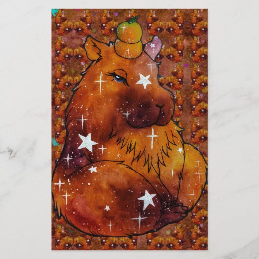 Capybara named Dream 便箋 (正面)