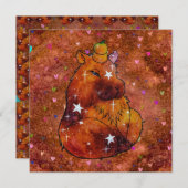 Capybara named Dream 招待状 (正面/裏面)