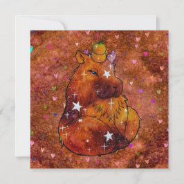 Capybara named Dream 招待状
