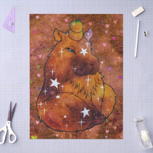 Capybara named Dream 薄葉紙 (クラフト)