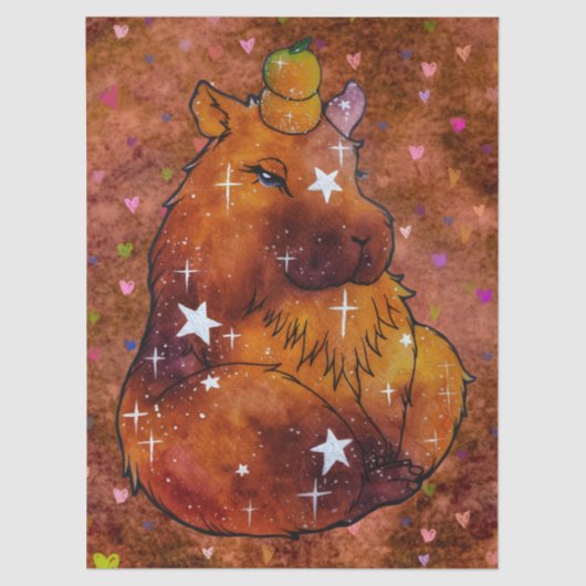 Capybara named Dream 薄葉紙 (正面)