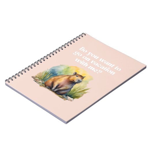CAPYBARA NOTEBOOK-3 ノートブック (左側)