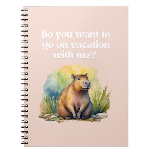 CAPYBARA NOTEBOOK-3 ノートブック (正面)