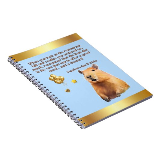 CAPYBARA NOTEBOOK- 7 ノートブック (右側)