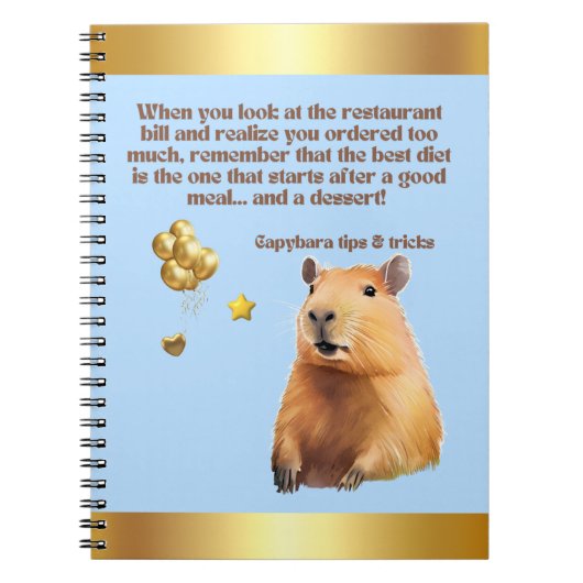 CAPYBARA NOTEBOOK- 7 ノートブック (正面)