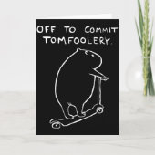 Capybara Off To Commit Tomfoolery  カード (正面)