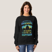 Capybara Outfit for Capybara Lovers Apparel Women スウェットシャツ (正面フル)