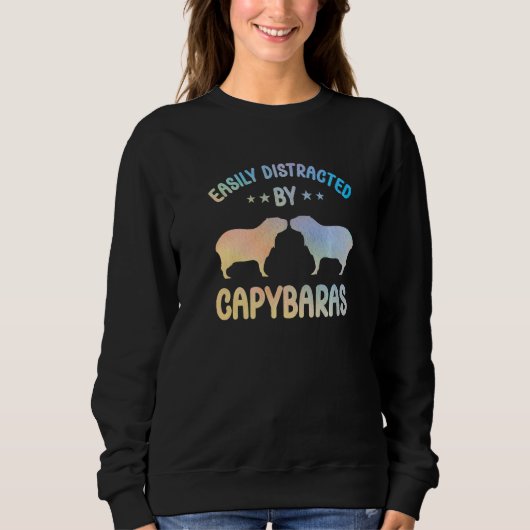 Capybara Outfit for Capybara Lovers Apparel Women スウェットシャツ (正面)