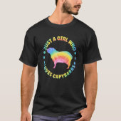 Capybara Outfit for Capybara Lovers Apparel Women  Tシャツ (正面)