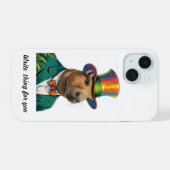 Capybara phone case iPhone iPhone 15ケース (裏面横)