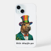 Capybara phone case iPhone iPhone 15ケース (裏面)