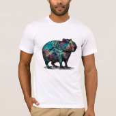 Capybara Pop Art Tシャツ (正面)