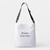 Capybara Reading Book クロスボディバッグ (裏面)