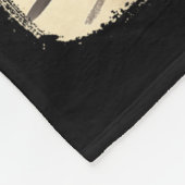 Capybara Samurai Retro Ufo Japanese Warrior Tenshu フリースブランケット (角)