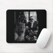 Capybara Selfie With Santa Funny Capybara For Men マウスパッド (マウス)